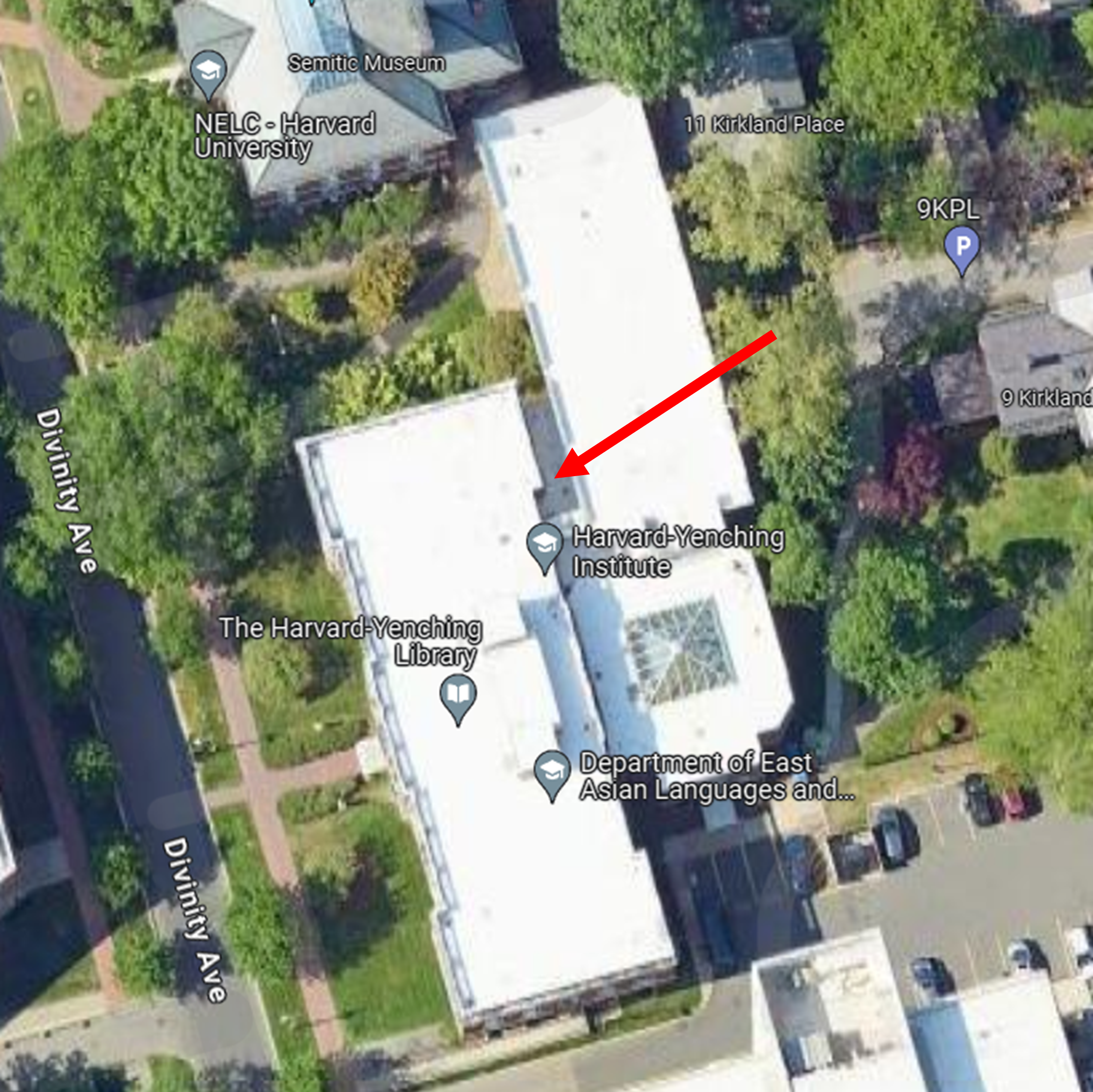 bridge location on a map