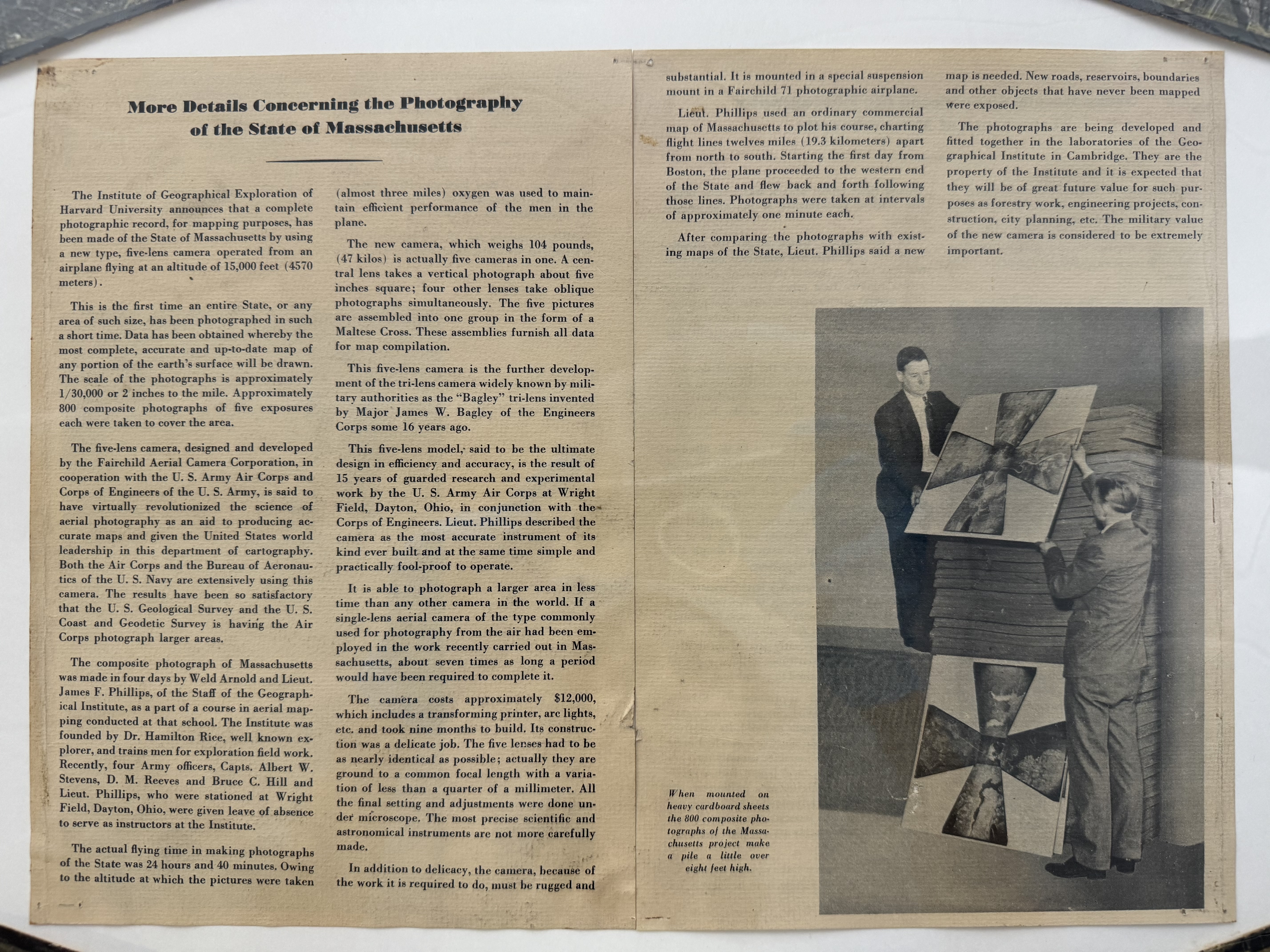 newspaper clipping
