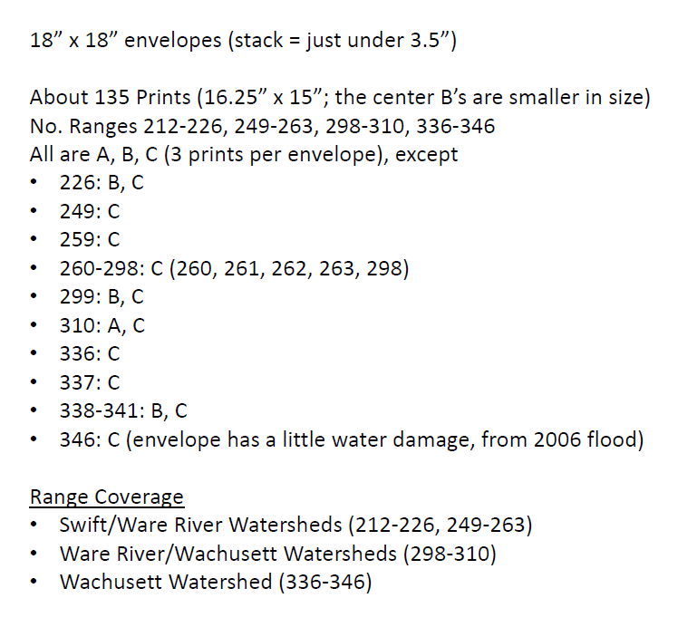 Fischer's MWRA inventory