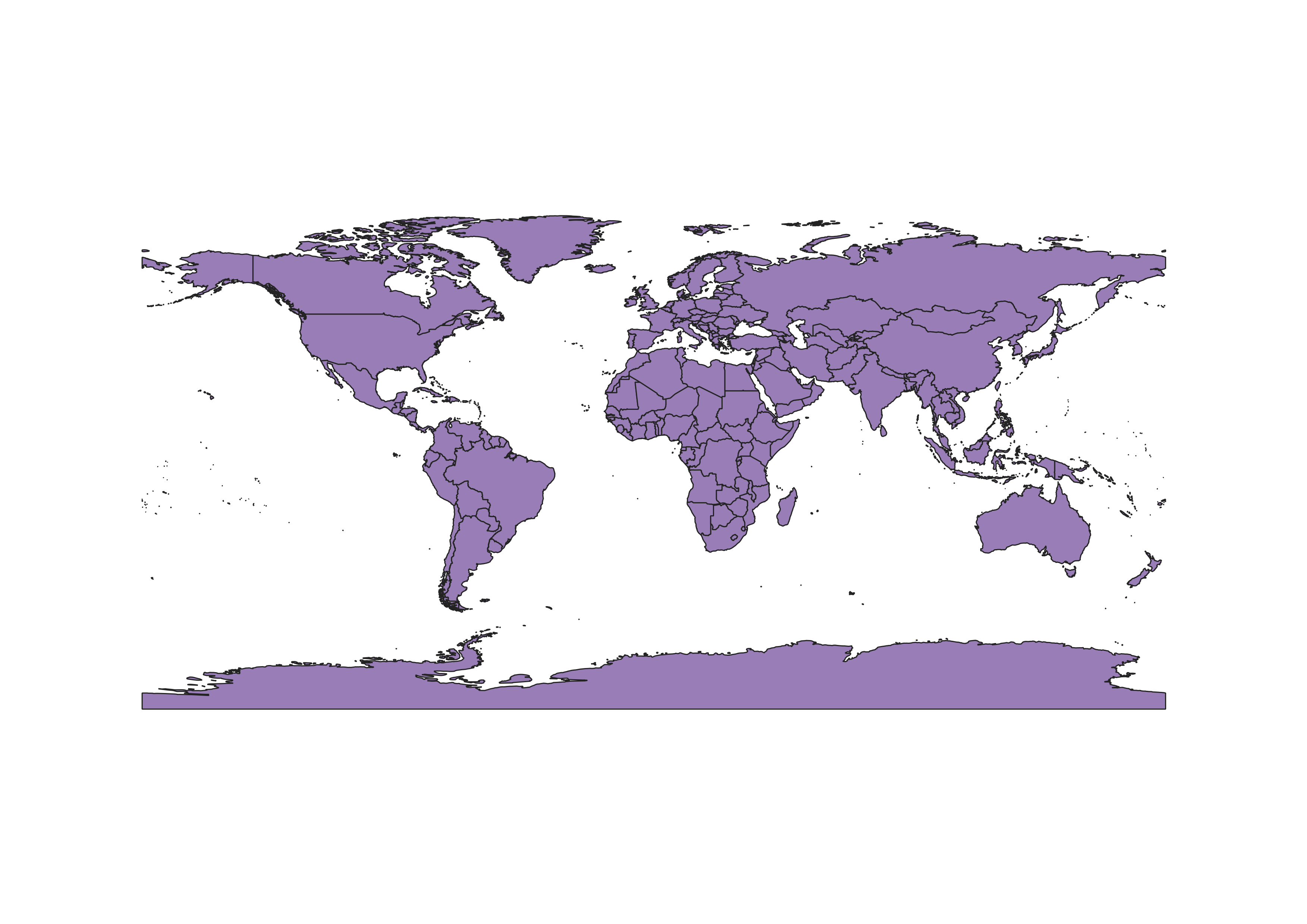 map of all countries from natural earth