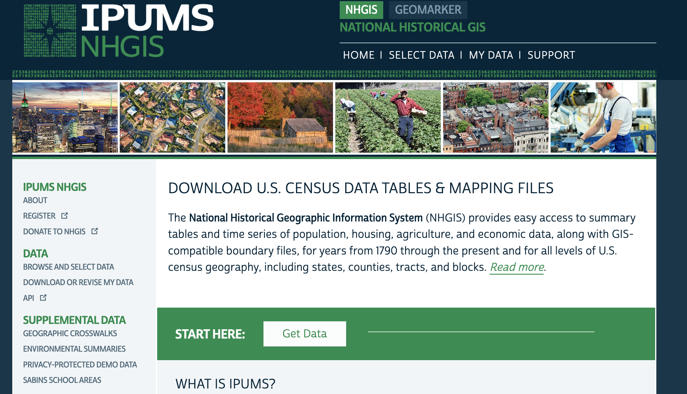 Download census data for GIS